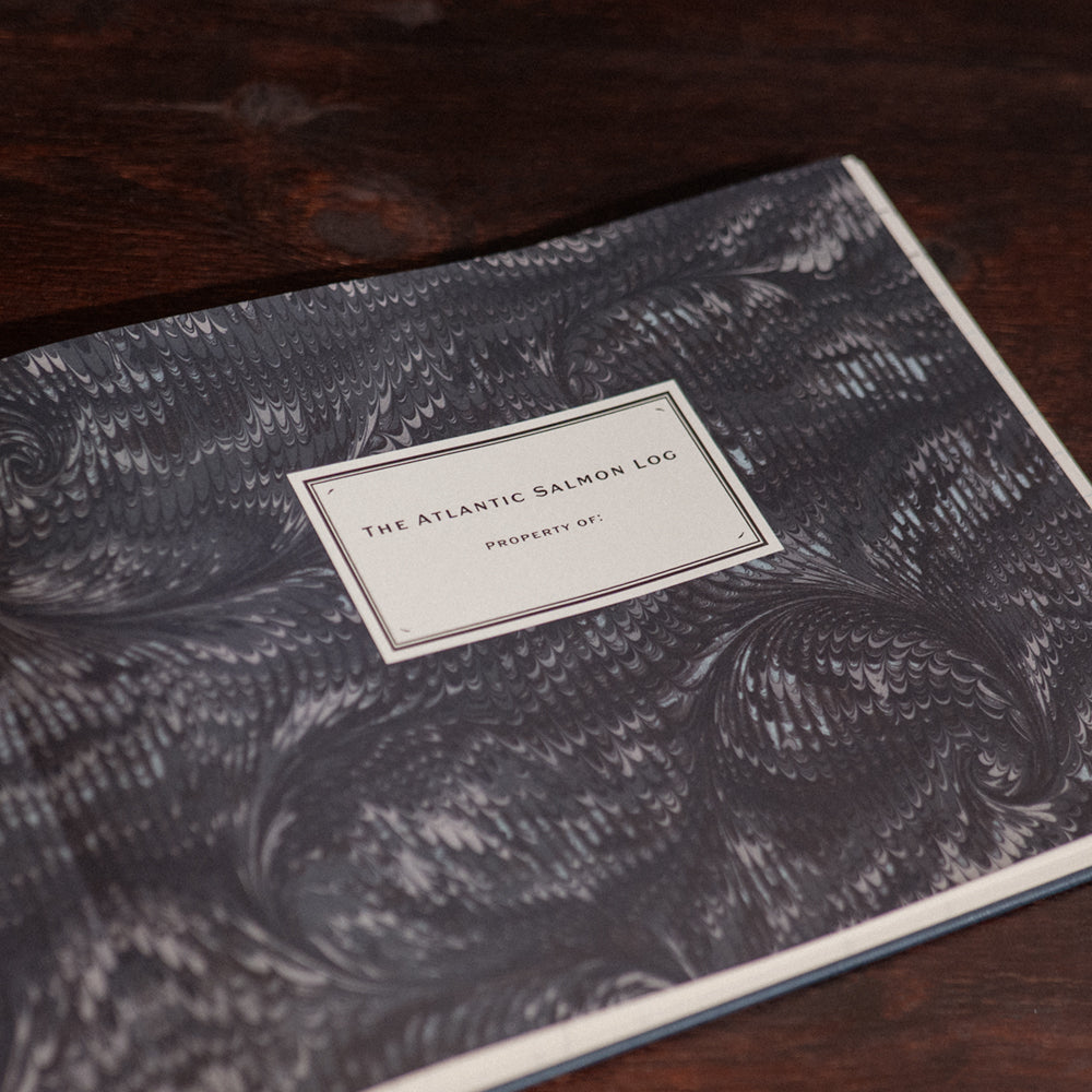 End-pages of the Atlantic Salmon Log showing field to write owner of the record.