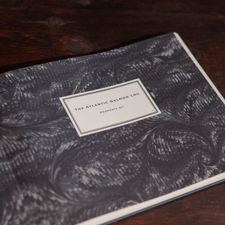End-pages of the Atlantic Salmon Log showing field to write owner of the record.